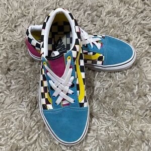 Vans Old Skool crazy check cmyk